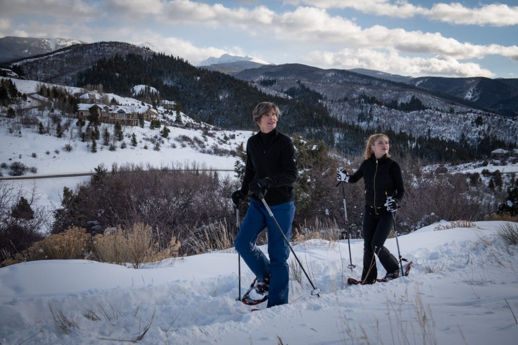 Snowshoeing in Treatment